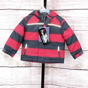 Cherokee Red and Black 3 in 1 Winter Coat Size 18M